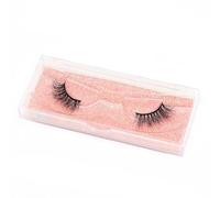 JinweiS 2 Pairs Wispy Mink Lashes Fluffy Eye Eyelashes Natural Look Volume False Eyelashes, EK07