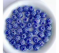 JinweiS 20pcs 14mm Rhinestone Beads for Jewelry Making, Sparkle Crystal Clay for Bracelet Baseball Necklace Earring Crafting and DIY,R01