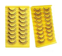 JinweiS 27 pairs of delicate false mink eyelashes, fluffy, natural look, volume, false eyelashes, LASH-924