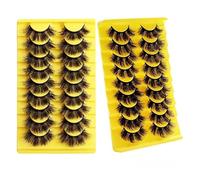 JinweiS 27 pairs of delicate false mink eyelashes, fluffy, natural look, volume, false eyelashes, LASH-923