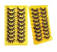 JinweiS 27 pairs of delicate false mink eyelashes, fluffy, natural look, volume, false eyelashes, LASH-922