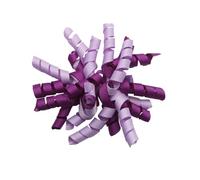 JinweiS 2pcs Kids Teens Hair Bows Ties Curly Elastic Hair Tie Ribbon Ponytail Holder Hair Band Hair Accessories,A09