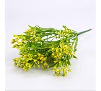 JinweiS 6Pcs Star Fruit Artificial Flowers, Fake Flowers, Flores Artificiales para, Wedding Decor,Yellow