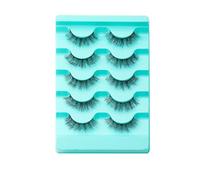 JinweiS FLY5-006 10 Pairs Wispy Mink Lashes Fluffy Eyelashes With Natural Appearance, False Eyelash Volume, FLY5-006