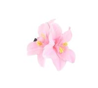 JinweiS Orchid Flower Elegant Hairpins Bride Hanfu Costume Hair Clips Decor Accessories for Women Party Wedding Mother's Day Headpieces-Pink