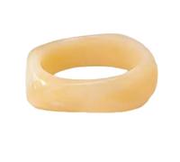 JinweiS Square Acrylic Resin Bangle Bracelet Wide Geometric Irregular Wristbands Women,Yellow