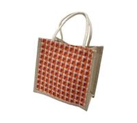 JinweiS Women's Large-Capacity Straw Woven Tote - Shoulder Bag for Summer Beach Vacation, Chic Weaving Design 8.26 * 4.33 * 7.87inch -Red A