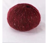JinweiS Wool Yarn 1 Piece - DIY Knitting and Crochet Essential Soft Wool Yarn, Ideal for Craft Projects（Wine red） 11