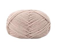JinweiS Wool Yarn 1 Piece - DIY Knitting and Crochet Must-Have Soft Yarn, Craft for Handmade Projects（Light Camel） 03