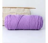 JinweiS Wool Yarn 1 roll - DIY Knitting and Crochet Essential Soft Wool Yarn, Ideal for Craft Projects（Purple） 19