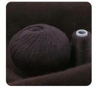 JinweiS Wool Yarn 1 roll - DIY Knitting and Crochet Essential Soft Wool Yarn, Ideal for Craft Projects（Coffee） 09