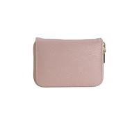 Jinweixb Compact Credit Card Holder Wallet, RFID Protected, PU Leather, Multiple Card Slots, 4.5 x 3.1 inches, Pink, pink, Fresh and Sweet