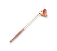 JINWPXSR 4-colors Stainless Steel Bell-shaped Candle Fire Extinguisher Vintage Household Banquet Handle Supplies(Rose gold)