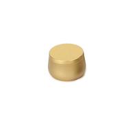 JINWPXSR Tins With Lid Round Metal Candle JarsHandmade Candles Making Containers(B 2Pcs)