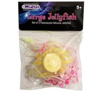 JINX LUMINOUS JELLYFISH Large Jellyfish Accessory Lamp - Set of 2 Silicone Jellyfish Replacements - Ocean-Themed Mood Light & Night Lamp Enhancer