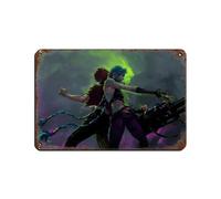 Jinx Poster Arcane Jinx Poster Tin Sign Vintage Metal Pub Club Cafe Bar Home Wall Art Decoration Poster Retro 8x12inch(20x30cm)