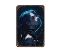 Jinx Poster Arcane Jinx Poster Tin Sign Vintage Metal Pub Club Cafe Bar Home Wall Art Decoration Poster Retro 8x12inch(20x30cm)