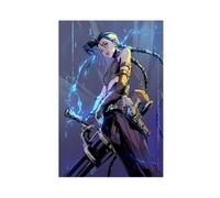 Jinx Wall Art, Arcane Season 2 Poster Canvas Poster Bedroom Decor Sports Landscape Office Room Decor Gift Unframe-style 12x18inch(30x45cm)