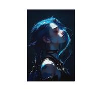 Jinx Wall Art, Arcane Season 2 Poster, Canvas Poster Wall Art Decor Print Picture Paintings for Living Room Bedroom Decoration Unframe-style 08x12inch(20x30cm)