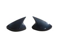 JinXF FENGJX Rearview Side Mirror Cover Wing Cap for Audi A3 S3 RS3 8V 2013-2020 1 Pair Glossy Black Paste Overlay StickerDoor Mirror Cover Left Right Side Mirror Caps Replacement,Carbon Look