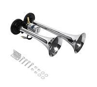 Jinxuny Super Loud Train Horns kit 150DB 12V/24V Dual Air Horns Speaker Trumpet Super Loud Universal for Vehicles Trucks Lorrys Trains Boats Auto Cars