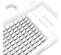 JINYANHUA 4d/5d/6d/7d/8d Premade Volume Fans Eyelash Extension 8-15mm Length 0.07mm Short Stem Handmade Fans Premade Professional Eyelash Extensions Faux Mink (10mm, 7D-0.07-D)
