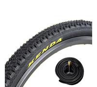 JINYBHEJK Mountain Bike Tires，Travel Bike Tire Non-slip Bicycle Tyre Cycling Tires 24/26**1.95 Inch Bicycle Parts With 1pc AV48L Inner Tube (Size : 26 * 1.95)