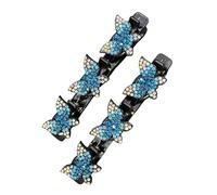Jinyilwn Braided Hair Clips for Women, Bowknot Hair Clips, Vista Print Girls, Women, Braid Jewelry, Hair Accessories, Hair Clips | Cute Hair Clips Fashion Braiders Hairpin Popsicle Clips for Dance