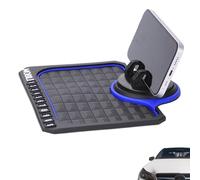 Jinyilwn Car Dashboard Mat, Car Dashboard Non-slip Mat - Multifunctional Dashboard Mat with Temporary Parking Number Dash Pad | Cell Phone Holder Storage Mat Adhesive Car Accessories for Keys
