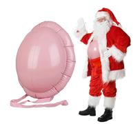 [Jinyilwn] Flat Bubbles Pregnancy Belly - Inflatable Santa Claus Costume with Big Belly and Pregnant Women Fake Belly | Pregnant Tummy Performance Props for Pregnant Woman's Belly