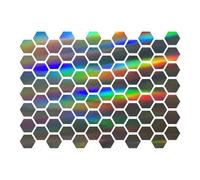 Jinyilwn Reflective Sticker for Helmet, Motorcycle Sticker, Decal - Vista Print Honeycomb Reflective Helmet Sticker Motorcycle Reflective Tape, Beautiful Bicycle Reflective Sticker Motorcycle Helmet