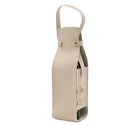 Jinyilwn Wine Bag, Wine Carrier 1 Bottle - PU Leather Wine Holder Carrying Case | Wine Carrier with Handle, Liquor Bottle Carrier, Carry-on Pouch, Travel Wine Bag for Wine Bottles, beige, 説明を参照してください