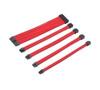 JINYINGHUA Module Power Adapter Extension Cable MB24P CPU8P GPU6+2P PCI-E6P 5-piece Set(Rosso)