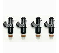 JINYISI 4pcs High Impedance Fuel Injector FJ1203 / 16450-RWK-003, Plastic and Steel, Metal and Plastic Body, Needle Valve, O-ring Face Seal, 8 Ports, Fuel Injector
