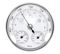 JINYISI Barometer, Wall Mounted Household Barometer, Thermometer Hygrometer Barometer, High Precision Pressure Gauge, Air Weather Meter, 3 in 1 Barometer