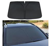JINYISI Fit For Audi A4 B8 Avant 2008-2016,Collapsible car windshield sunshade pad,Full coverage type front windshield visor,Auto parts