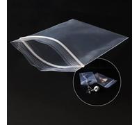 JINYONBAG Mini Plastic Bags, 1000pcs 2"x3" Transparent Small Zipper Bags for Jewelry Supplies, Beads, Screws, Vitamin