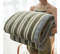 JINYOU Double-Layer Fluffy Fuzzy Fleece Throw Blanket, for All Seasons Soft, Cozy Durable for Bed, Couch Lounge, Perfect Home(D,180x200cm)