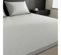 JINYOU Ice Silk Cooling Mat With Pillowcase For Adults, Breathable Summer Cooling Bed Cover, Smooth Cool Touch Mattress Pad, No Hair Pulling(E,200 * 220cm)