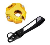 JINYRYP motorcycle key protective case For HON@&DA CB650R CB500F CB500X CB125R CB300R CB1100 CB1000R Motorcycle Key Cover Case Shell & Embroidery Badge Keyring Keychain(Yellow,B)