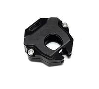 JINYRYP motorcycle key protective case For HON@&DA CB650R CB500F CB500X CB125R CB300R CB1100 CB1000R Motorcycle Key Cover Case Shell & Embroidery Badge Keyring Keychain(Black,A)