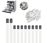 JinYu 20 Set Stemware Saver Stemware Holder Dishwasher Wine Glass Protector Dishwasher Attachment 28cm 24cm 21cm 17cm 11.5cm, Universal Dishwasher Rack Tine Repair End Cover Caps (17cm)