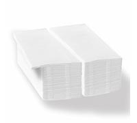 JINYUDOME 200 Pack 2-Ply Disposable Composite Napkins,Paper Hand Towels for Bathroom Dinner Wedding Birthday Party Bridal Anniversary Reception Event,40×40 CM (White)