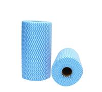 JINYUDOME J Cloths On Rolls, Reusable Cleaning Cloths, Dish Cloth and Dish Towels, Kitchen Cleaning Cloth, 2 Rolls, Total Pack of 200,Blue.