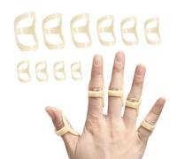 Jinzhenhong 10pcs Trigger Finger Splint for Ring Finger, 10 Size Pinky Finger Splint, Finger Brace Splint for Thumb, Index, Middle