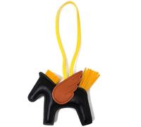 JINZHOUFZ Angel Pegasus bag hanging ornaments, cute Internet red pony pendant car keychain bag hanging ornaments ladies charm, Black, 9.4x3.5x1 inches