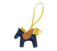 JINZHOUFZ Angel Pegasus bag hanging ornaments, cute Internet red pony pendant car keychain bag hanging ornaments ladies charm, Blue + Coffee Wings, 9.4x3.5x1 inches