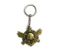 JINZHOUFZ PUBG Medal key chain pendant eat chicken peripheral products, Medal for Eating Chicken (Awm)