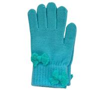 JINZIJINYU Winter Touch Screen Gloves Autumn And Winter Warm Knitted Cute Student Bow Five Finger Gloves Wool Cycling Cold Protection Touch Screen Turquoise
