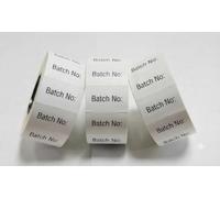 JIO CT7 26 x16 mm Price Gun Label- Printed 'Batch No.' Stickers Tags, Compatible with Avery, sato, Puma, Lynx, motex & Many More Price Gun Refill for Retail Shop and Tagging | 1-Roll